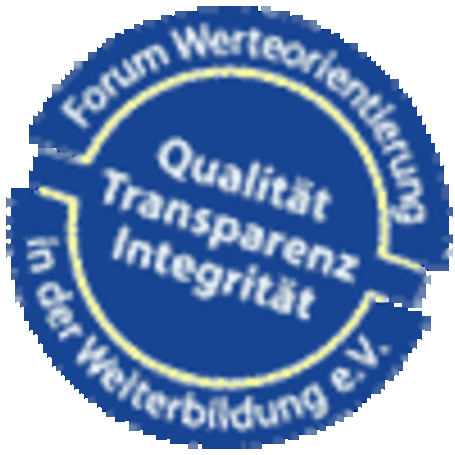 Gütesiegel Forum Werteorientierung in der Weiterbildung e.V.